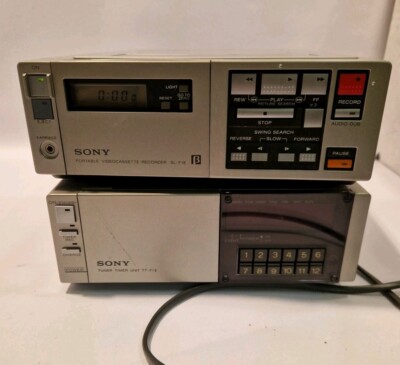 C19-BD SONY PORTABLE VIDEOCASSETTE RECORDER SL F1E BETAMAX PAL DEFEKT