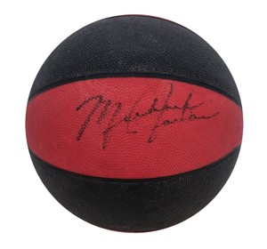 michael jordan autographed wilson basketball