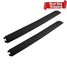 Pyle 40 Inch Cable Wire Protector Cover Ramp Track with Interlocking System