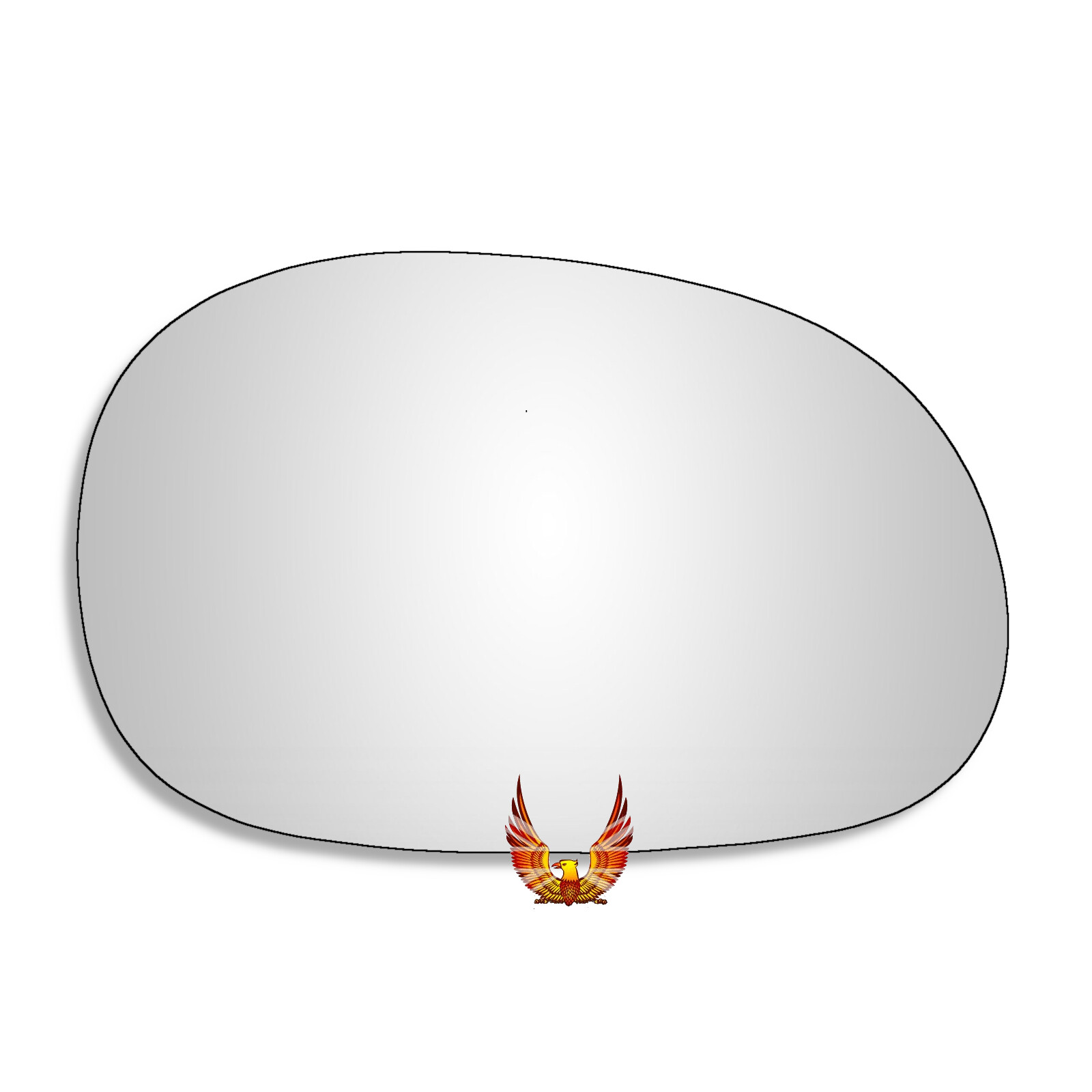 Right Hand Drivers Side Renault Laguna 1994-2001 Convex Wing Door Mirror Glass