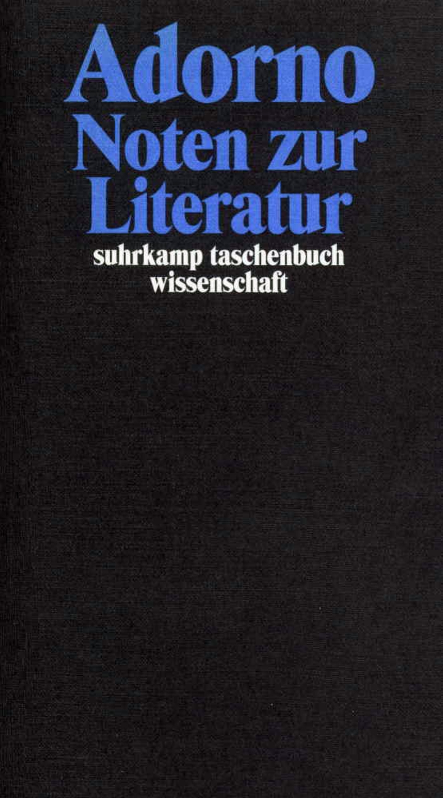 Noten Zur Literatur | Buch | 9783518293119