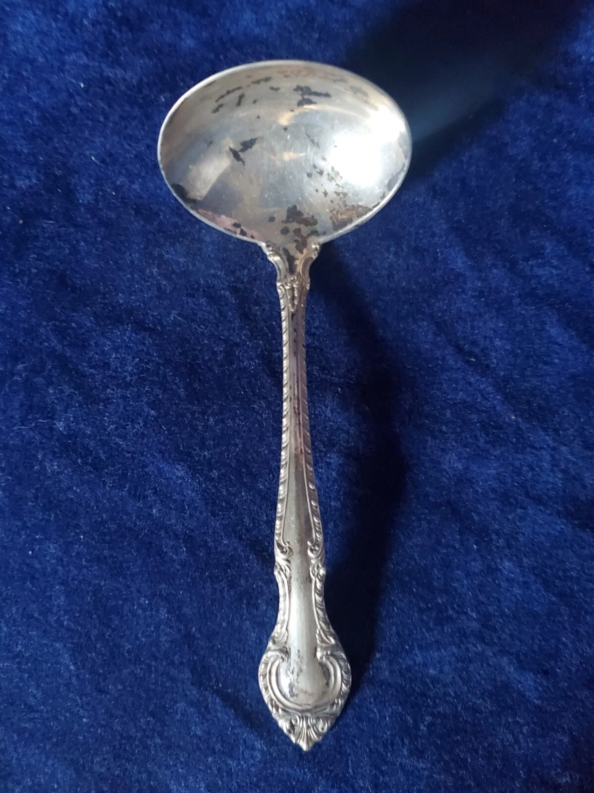 GEORGIAN ROSE 6 1/8" GRAVY LADLE Reed & Barton Sterling