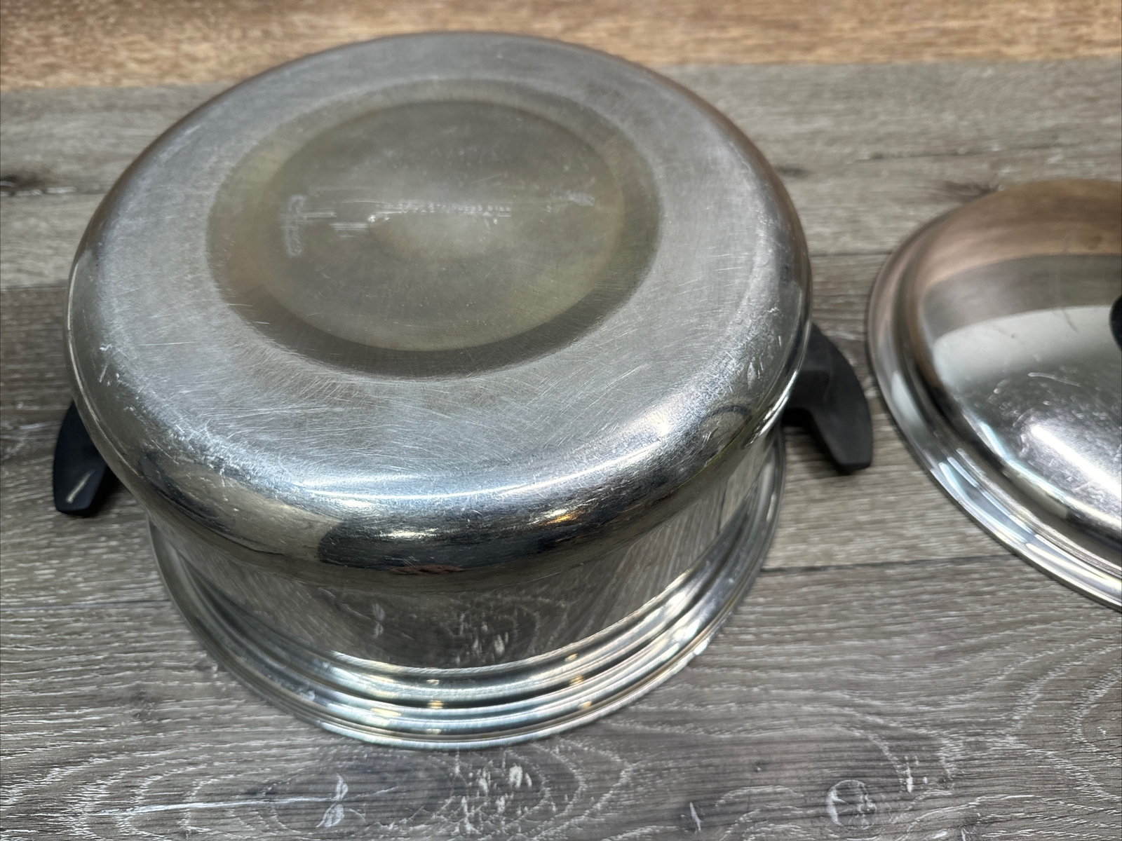 Chef's Ware Townecraft 6 Qt Multi Core Stainless Stock Bean Pot Dutch Oven & Lid eBay