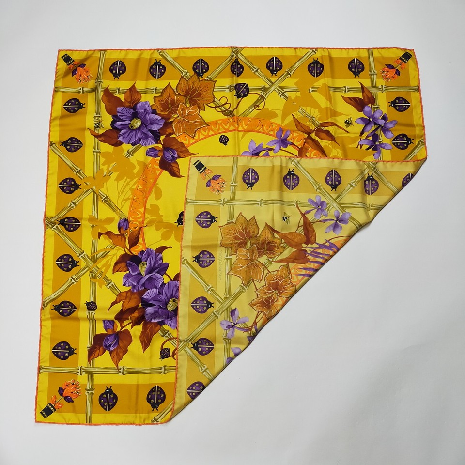 Cartier Scarf Yellows Silk100 1276885 eBay