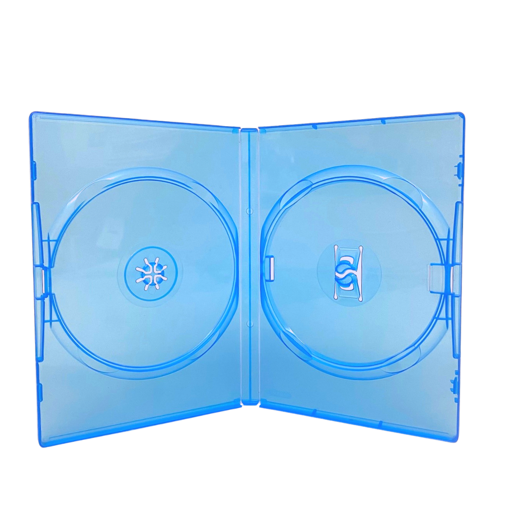 100 x Amaray 2 Disc DVD CD Empty BluRay Case Storage Cases Replacement