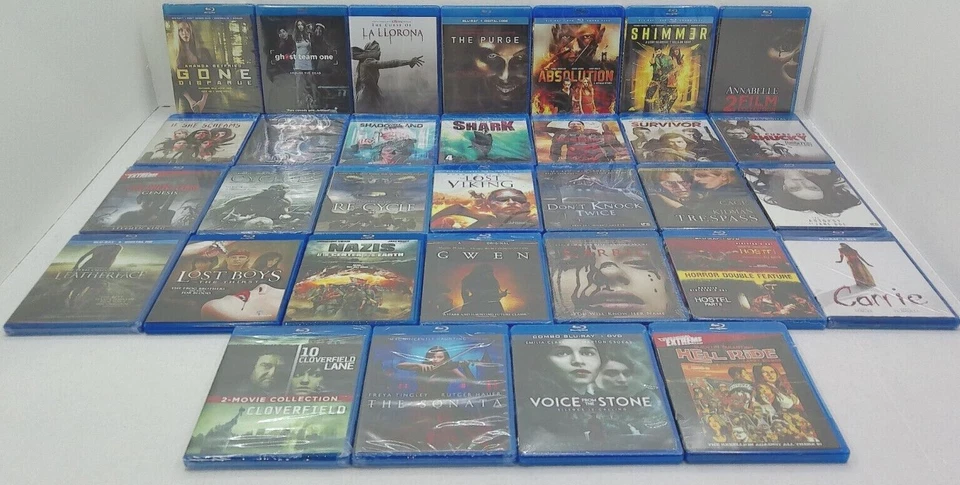Wholesale Blu-ray Lot - Horror/Thriller/Gore/Scary Movies - Brand New, No Duplic - Image 3 of 4