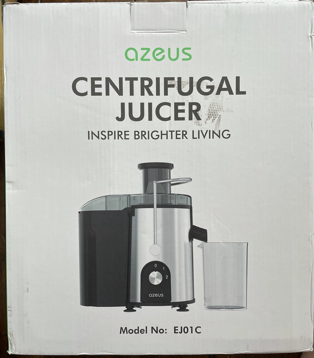 AZEUS Centrifugal Juicer Machines with Utility Patent UNIQUE EXTRACTION SYSTEM