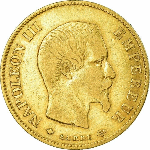 Pièces de monnaie françaises de 10 francs qualité TB sur Napoléon III