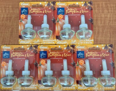 Glade Limited Golden Pumpkin & Spice 5 pk of 2 (10) Plugins Scented Oil Refills