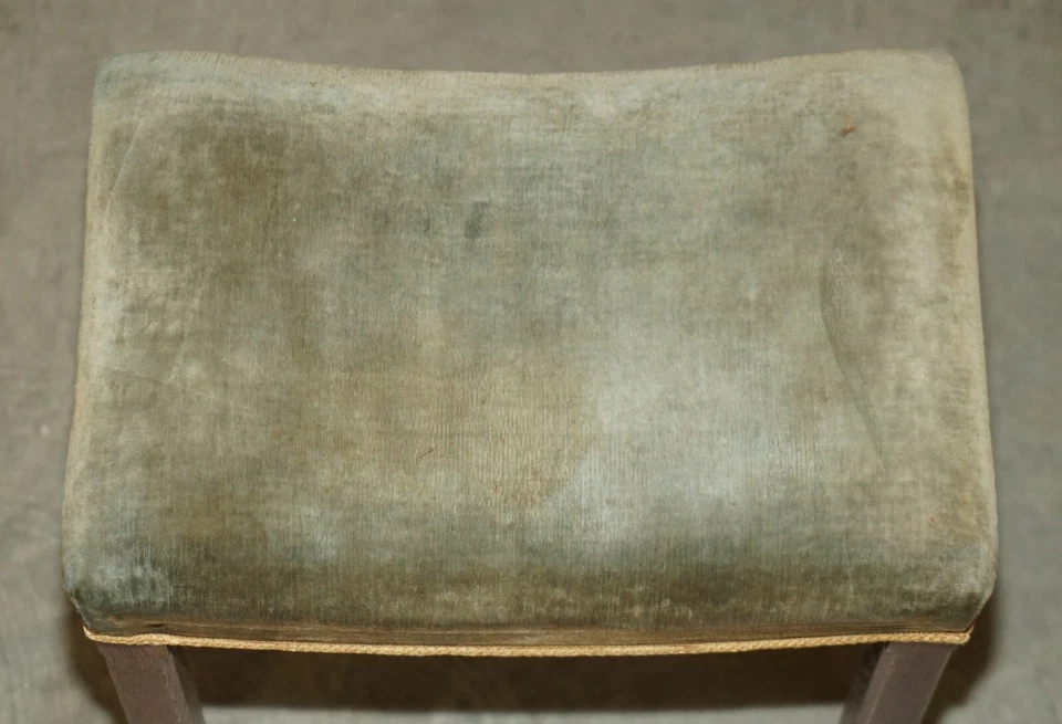 Original King George VI Coronation Stool 1937 Limed Oak By Waring & Gillow - Image 4 of 4