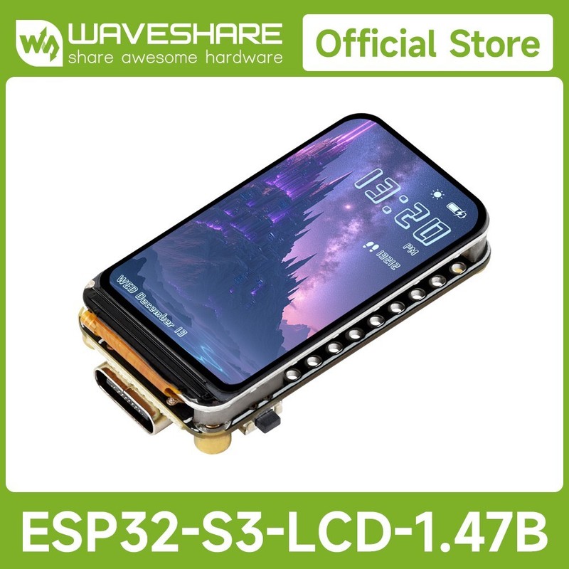 Waveshare ESP32-S3 1.47inch LCD display Development Board Type B 172×320 262K