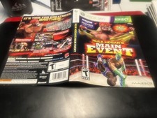 Hulk Hogan Main Event Xbox 360 Cover Box Art Insert