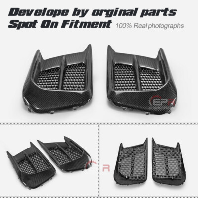 For Subaru 2019+ WRX STI S4 VAB VAF Facelift Carbon Fiber OE Front Fog Cover