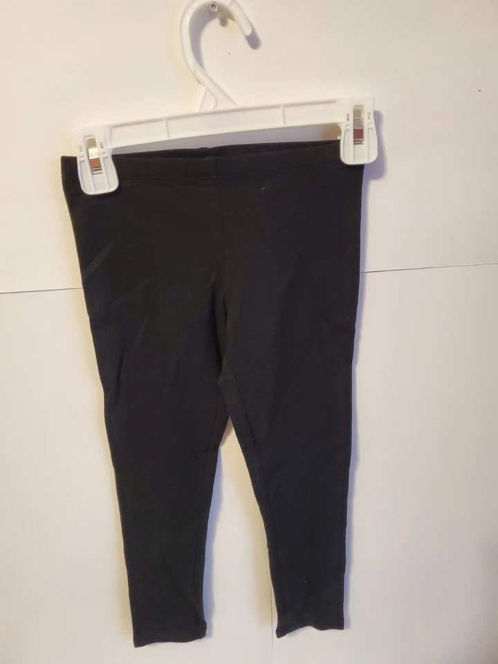 ¡NUEVO! Conjunto de 2 túnicas y leggings George para niñas rosa fucsia/negro talla 4/5 Foto 4 de 4