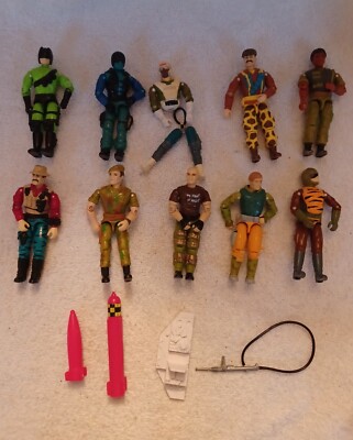 10 GI JOE Action Figure 80's & 90's Salvo Leatherneck Bazooka