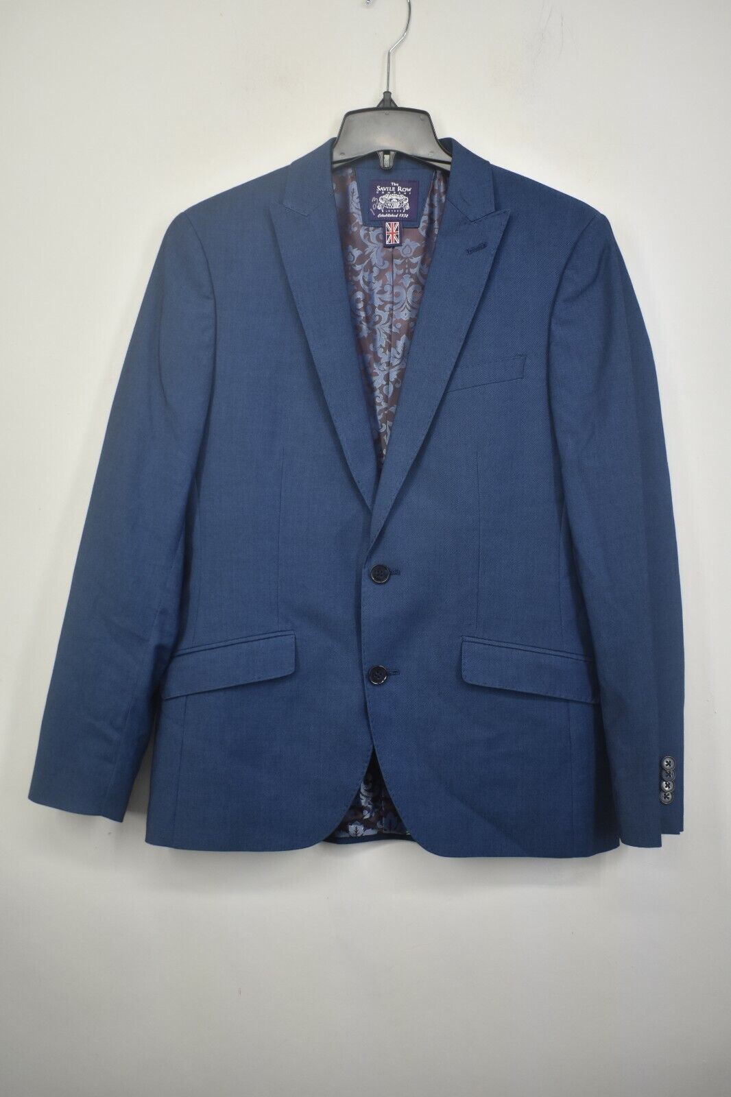 FILA Giacca tuta The Savile Row da uomo grigia Brixton risvolto tacca solida finiture extra 40S