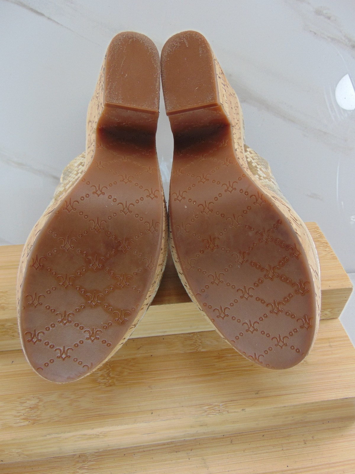 Johnston & Murphy PYTHON SNAKESKIN PRINT Cork Pla… - image 8