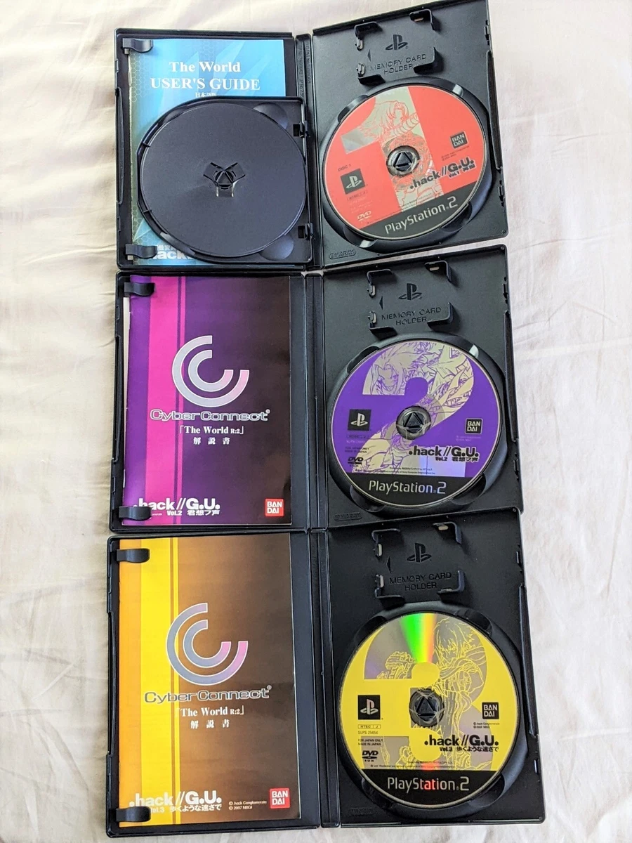 PS2 Dot Hack Series ( .Hack 1-3 & .Hack GU 1-3 ) and .Hack game