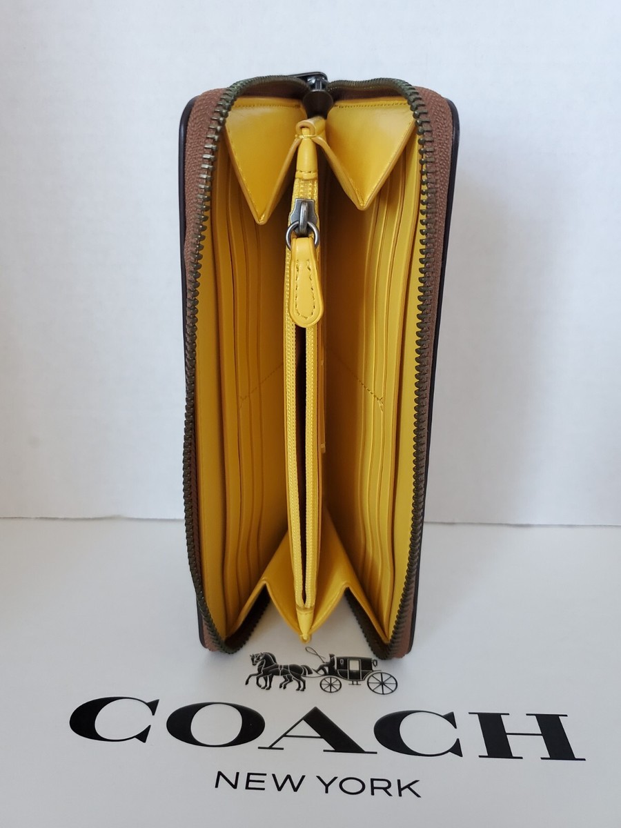 New Coach F55736 PAC MAN Limited Edition Leather Accordion Zip