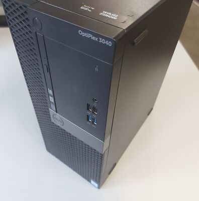 Dell Optiplex 3040 500GB HD 8GB RAM i5-6500 Win10 Pro Tower PC 4K7NG  USED UK