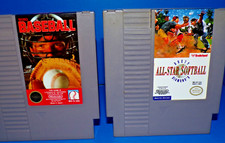 Dusty Diamond's All-Star Softball & Tecmo Baseball NES Working Cartridges Bundle