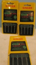 LOT OF 3 -4 PACKS Machine Needles Singer 80/11 LEIGHTWEIGHT KNITS GREEN 2021