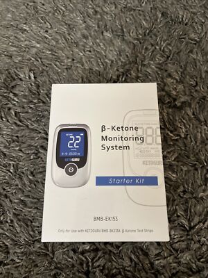 KetoGuru Beta-Ketone Monitoring System Starter Kit  (BMB-EK153) *New and Sealed