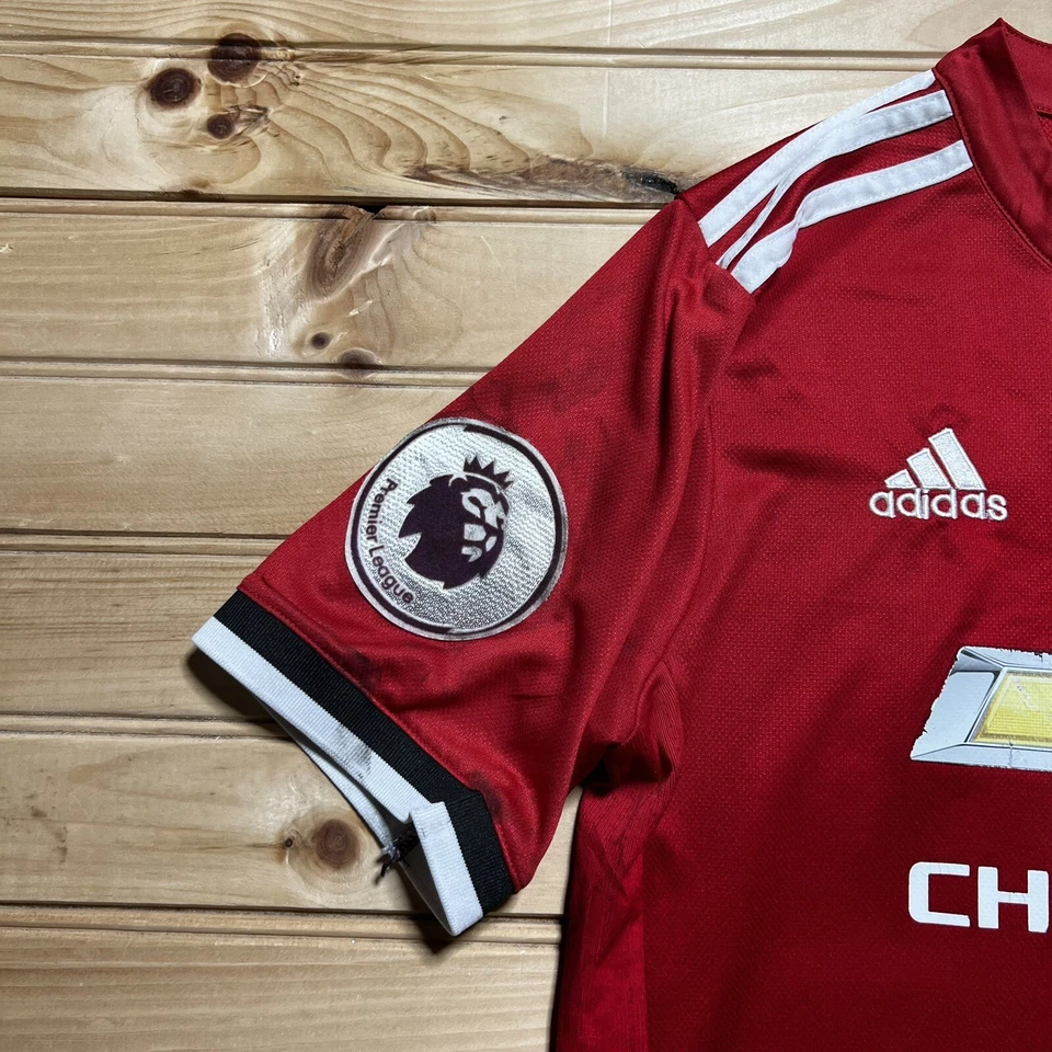 Camiseta de fútbol local Manchester United 2016/2017 Adidas talla mediana #12 Foto 3 de 4