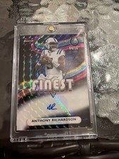 2025 Topps Finest Anthony Richardson Finest Auto /10