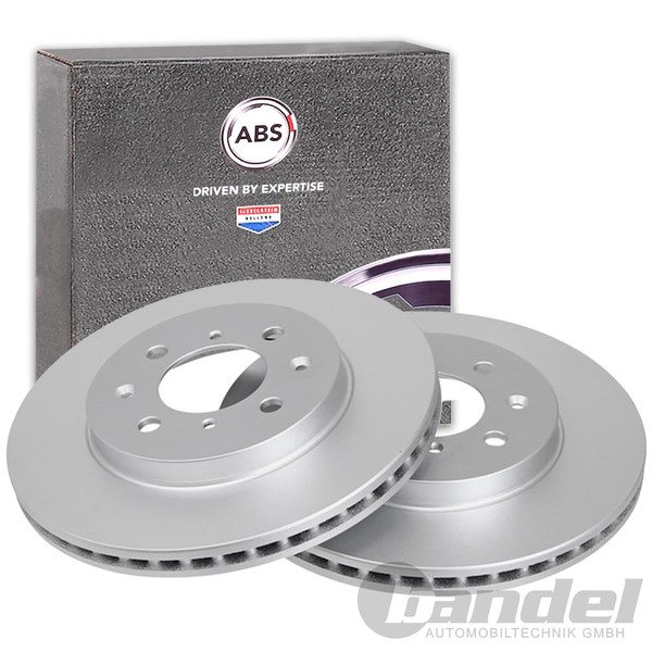 2X A.B.S. Bremsscheiben 258Mm Vorne Passend FüR Honda City Jazz-image