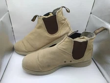 Blundstone Men's Suede Chelsea Boots Brown Size 10