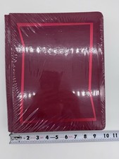 Sealed Creative Memories 8.5 X 11 Mauve Wine Burgandy Scrapbook Album Red Trim