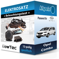 für Opel Combo 06.2018-Jetzt Towtec E-Satz 13Polig Fahrzeugspezifisch NEU
