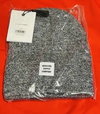 HERSCHEL SUPPLY COMPANY ABBOTT RIB KNIT BEANIE Heather Gray OSFM NWT
