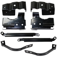 New Bumper Bracket For Gmc Sierra 1500 2003-2006 Front Driver Side Steel Set 8pc New Bumper Bracket For Gmc Sierra 1500 2003-2006 Front Driver Side Steel Set 8pc
