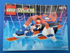 VINTAGE LEGO SPACE ICE PLANET SET 6879 BLIZZARD BARON 100% COMPLETE WITH MANUAL