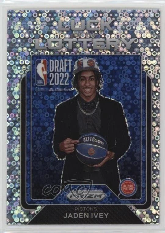 2022-23 Panini Prizm Luck of the Lottery Fast Break Jaden Ivey #5 Rookie RC