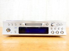 ONKYO MD-133 Hi-MD MiniDisc Recorder Player Silver Tested Working Japan