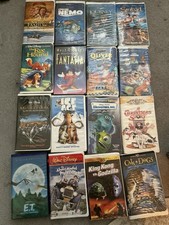 Huge Lot of 16 VHS Tapes - Vintage - Walt Disney and More Collections