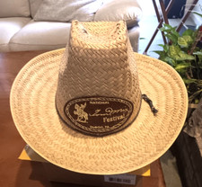 TOM MIX Festival Straw Hat 1980's DuBois Pennsylvania