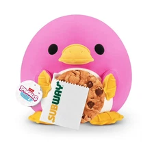 Zuru Snackles 14" WHITNEY the Pink Platypus Plush w/Subway Cookie