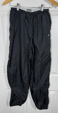 Vintage Nike Track Pants Women's Size S 4/6 Silver Tag Windbreaker Y2K Baggy