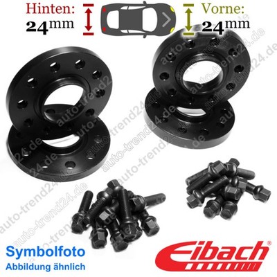 Eibach Spurverbreiterung schwarz VA & HA 24mm für Audi Q2 GAB GAG 16-25