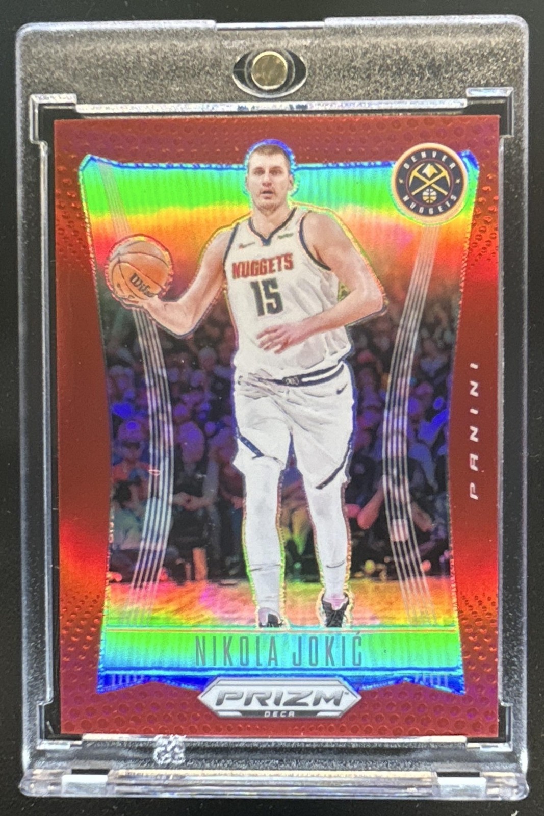 2023-24 Prizm Deca Nikola Jokic Red #/199 Nuggets