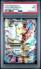 POKEMON XY FULL ART M AMPHAROS EX MINT PSA 9 ANCIENT ORIGINS 88/98 Card on eBay