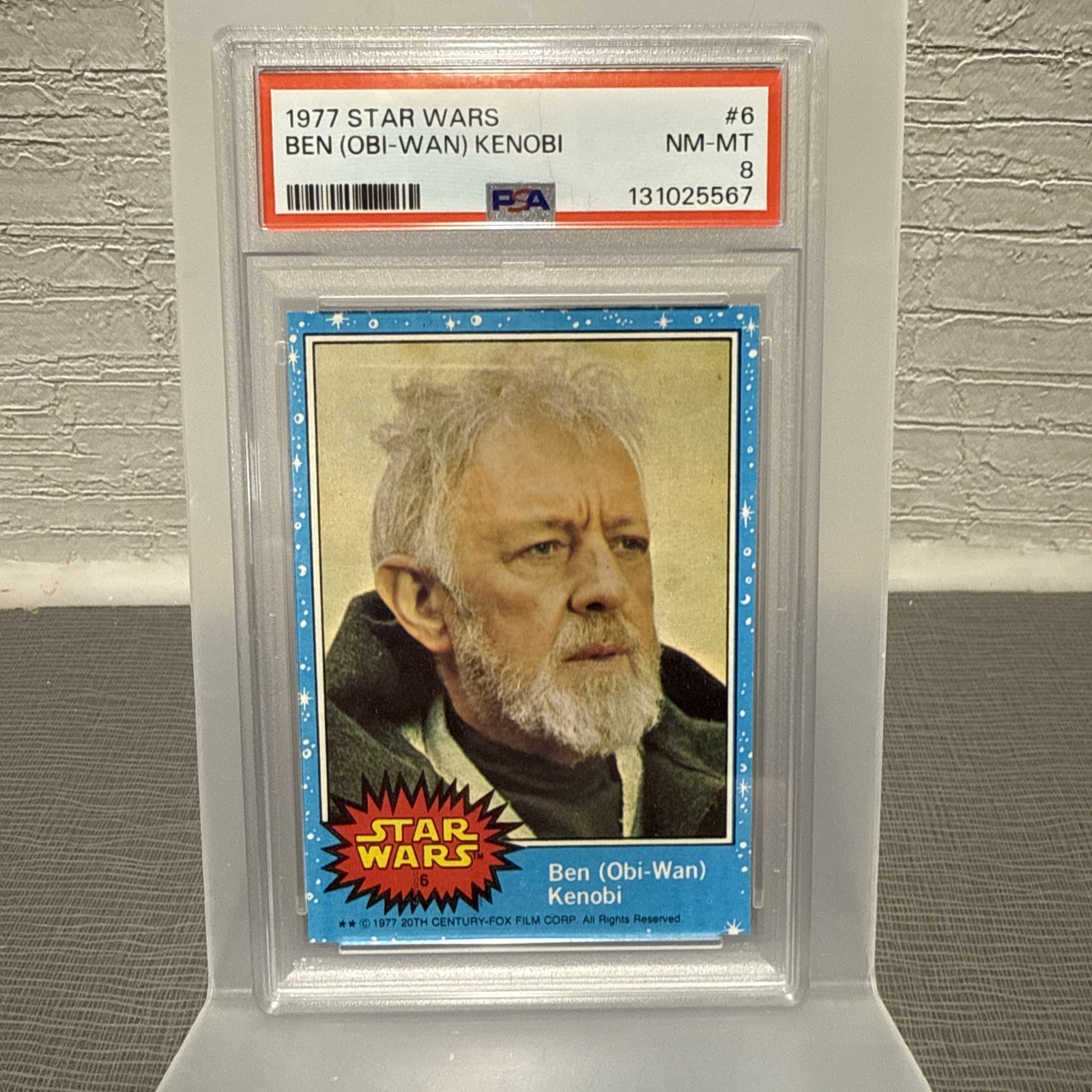 1977 Star Wars Ben Kenobi #6 Psa 8