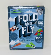 Fold and Fly Paper Airplane Kit *NEW w/BOX DAMAGE*