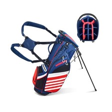 Golf Stand Bag, Lightweight 14 Way Top Dividers Golf Carry Bag with 8 Pockets...