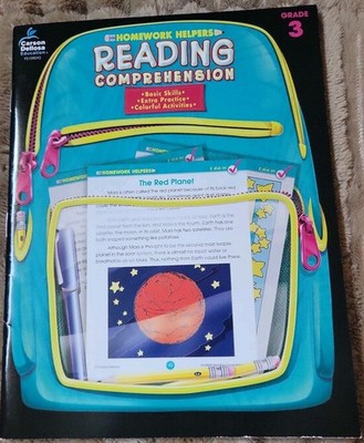 Carson Dellosa Homework Helpers Reading Comprehension Grade 3 Workbook 