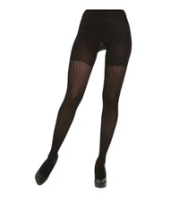 NWT Spanx Star Power Center Stage Black Patterned Shaping Tights, Size XXL (E)